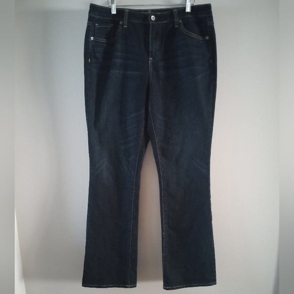 💙👖MERONA | Curvy Bootcut Jeans | Size 12 | Dark Blue Denim - Picture 5 of 7